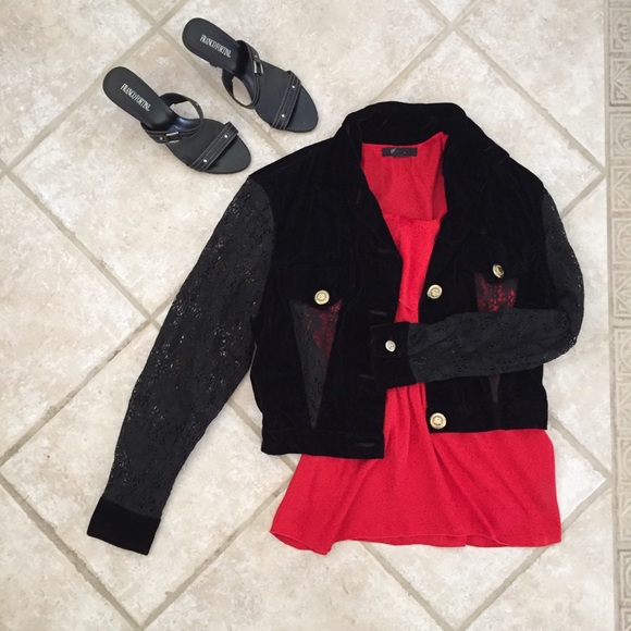 NWT Vintage 90’s Addiction black jacket - Picture 2 of 8